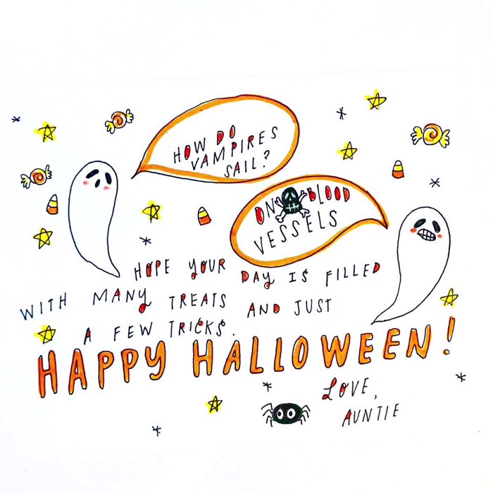 64 Funny Halloween Card Messages To Send Punkpost