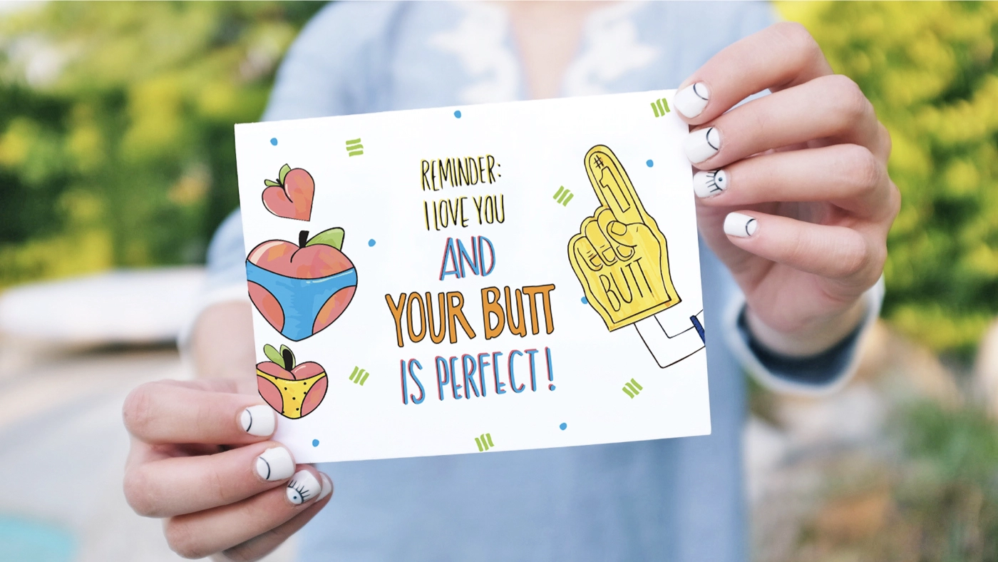 Funny Adult HAPPY ANNIVERSARY Card FOR HUSBAND, Heart Boxers Wink