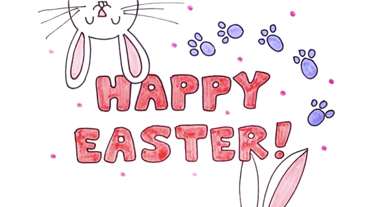 Easter Cards Easter Hugs Real Foil, Spring Cards Greetings Card Easter Bunny Social Distance Easter Lockdown
