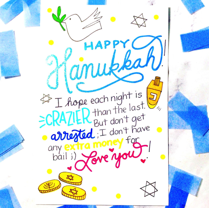 65 Hanukkah Card Greetings for Any Hanukkah Card You're Sending Punkpost